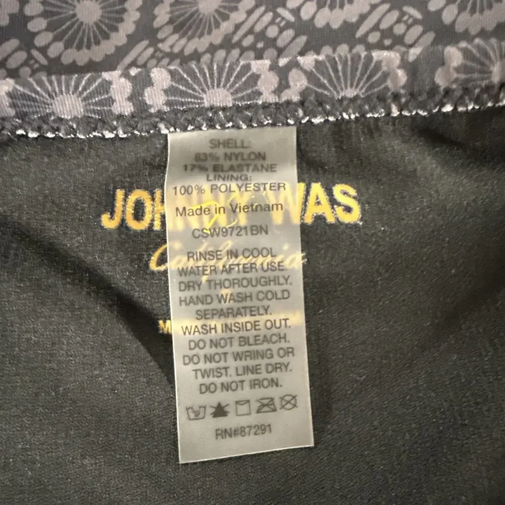 Johnny Was Color Twist black floral one-piece swimsuit Size Small NWT - Picture 10 of 11